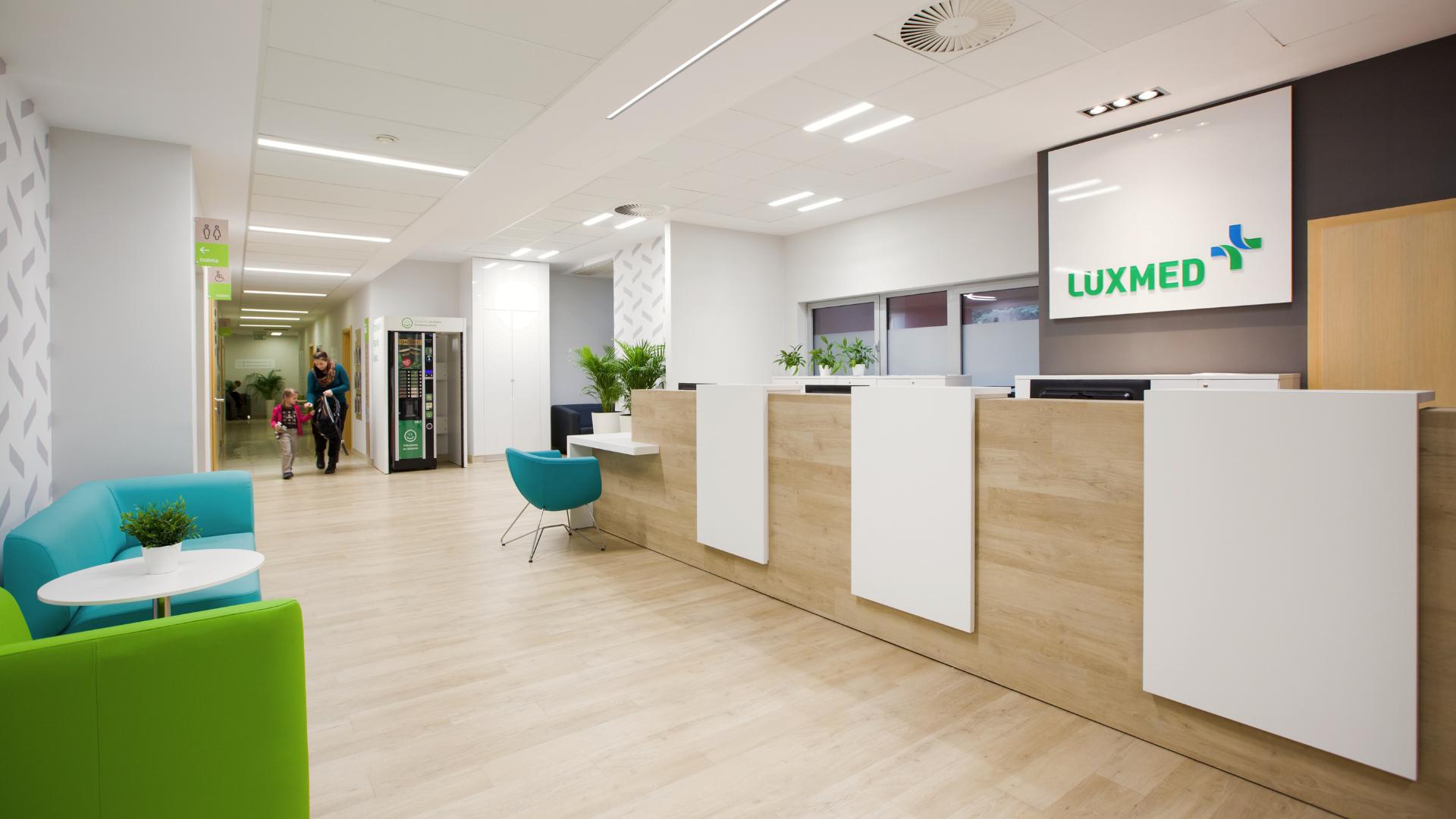 Recepcja w&nbsp;Luxmed