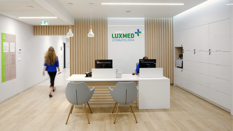 Recepcja w&nbsp;Luxmed Stomatologia