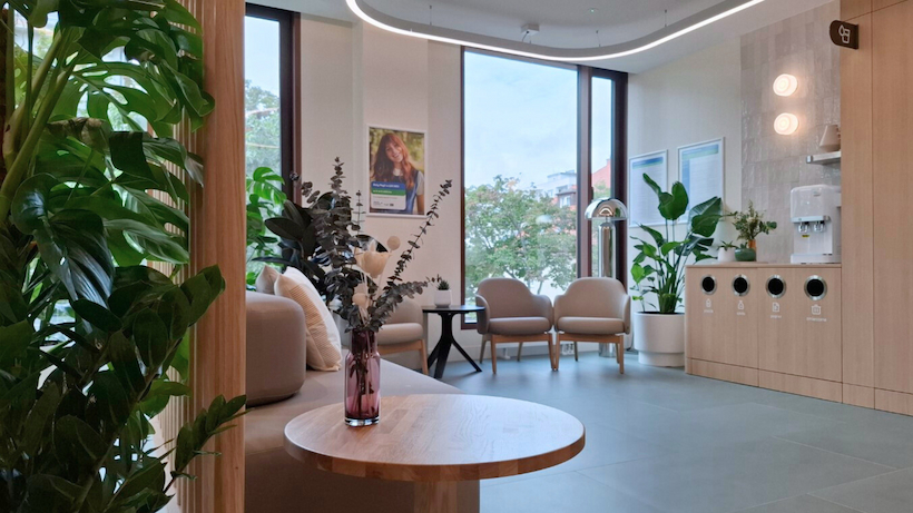 Poczekalnia w&nbsp;Luxmed