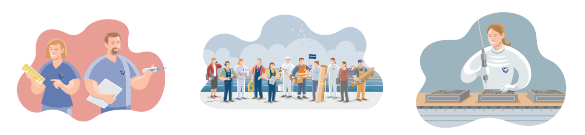 Grafika górna Grafika górna z logo firmy Dremo